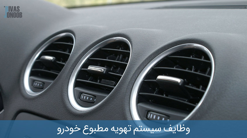 دریچه خروجی تهویه هوای اتومبیل